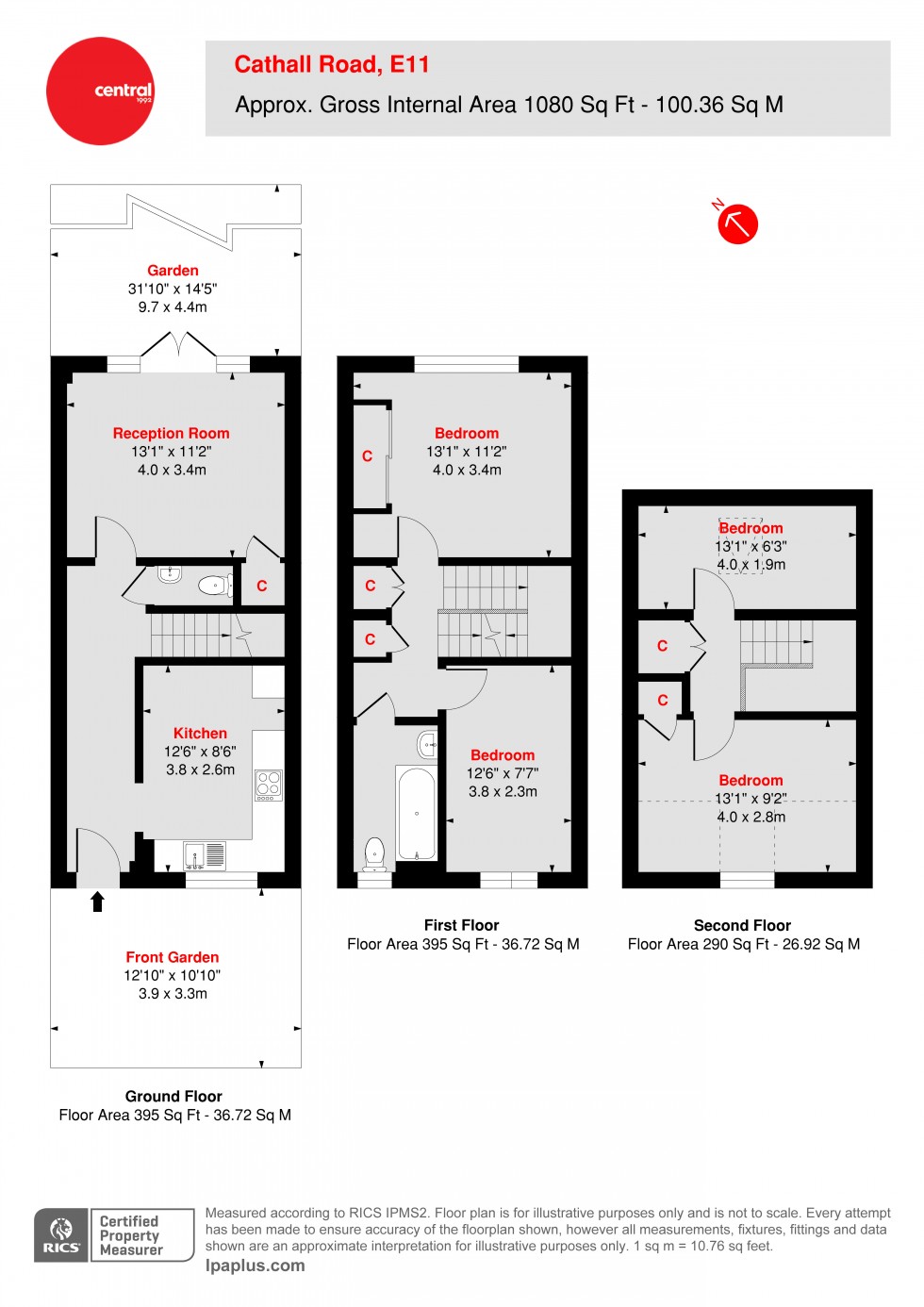 Floorplan for Leytonstone, London