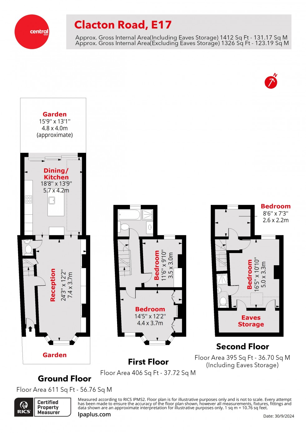 Floorplan for Walthamstow, London