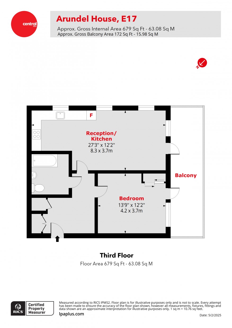 Floorplan for Walthamstow, London