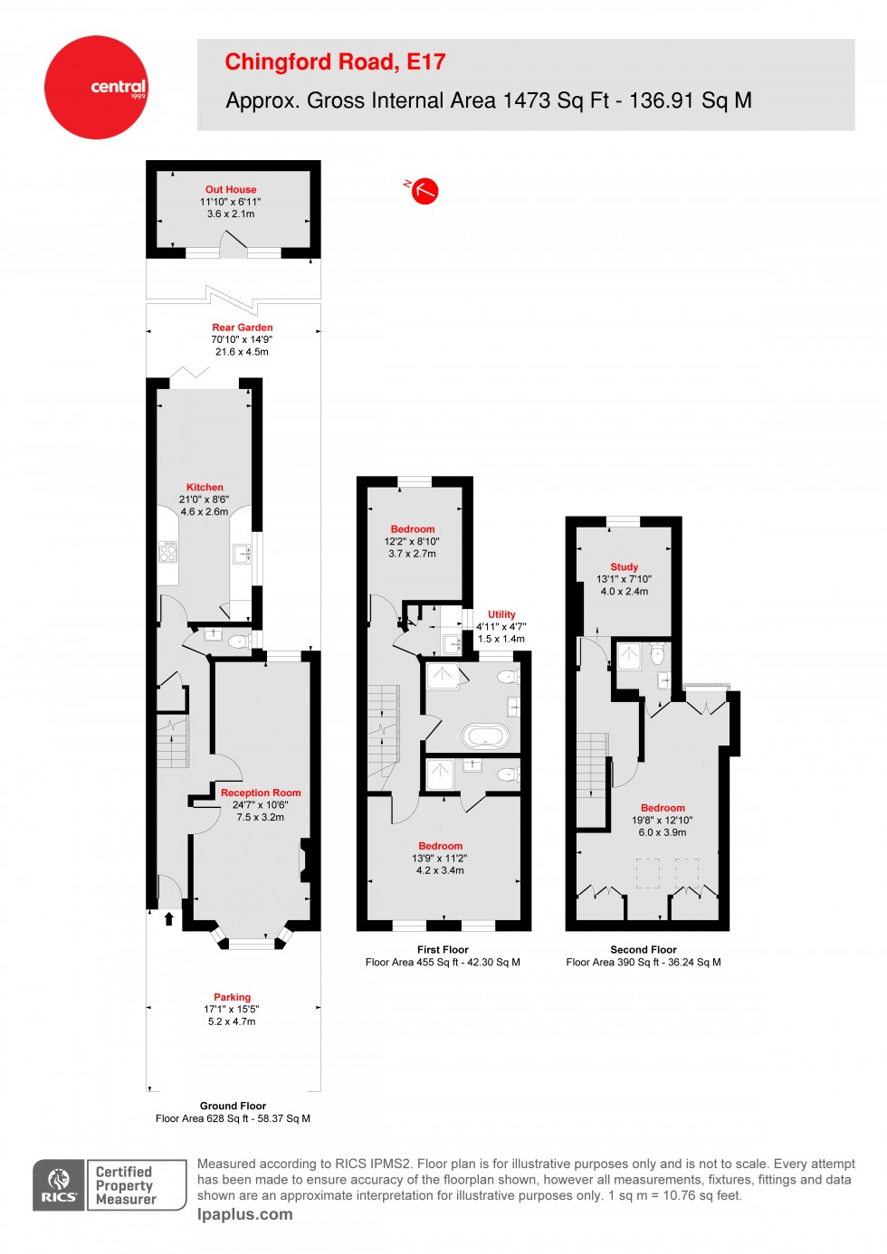 Floorplan for Walthamstow, London