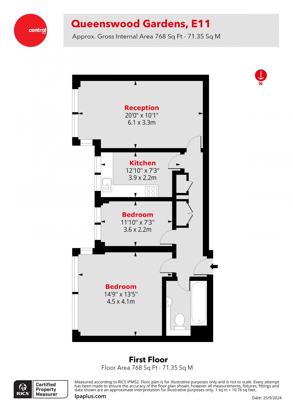 Floorplan for Wanstead, London