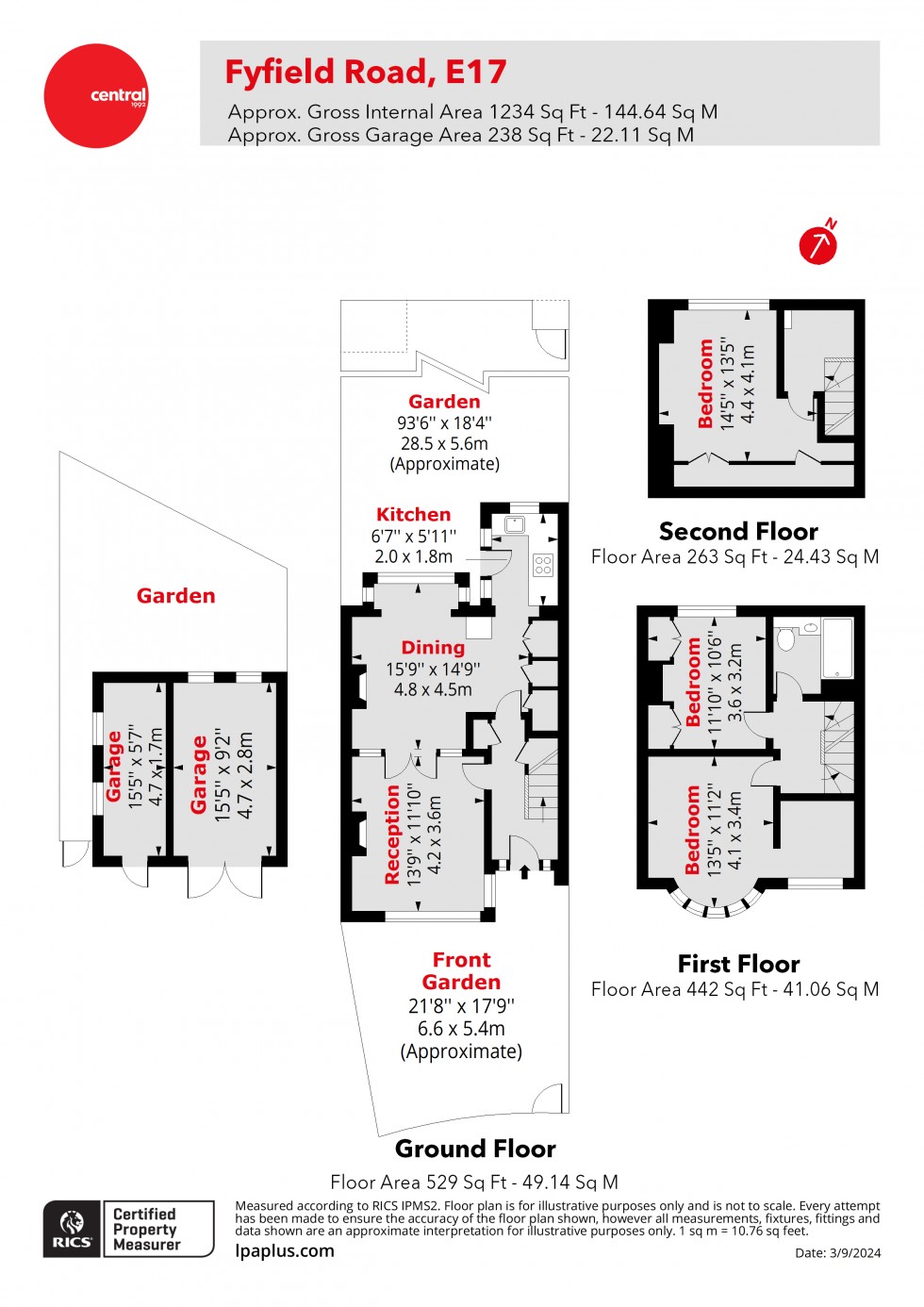 Floorplan for Walthamstow, London