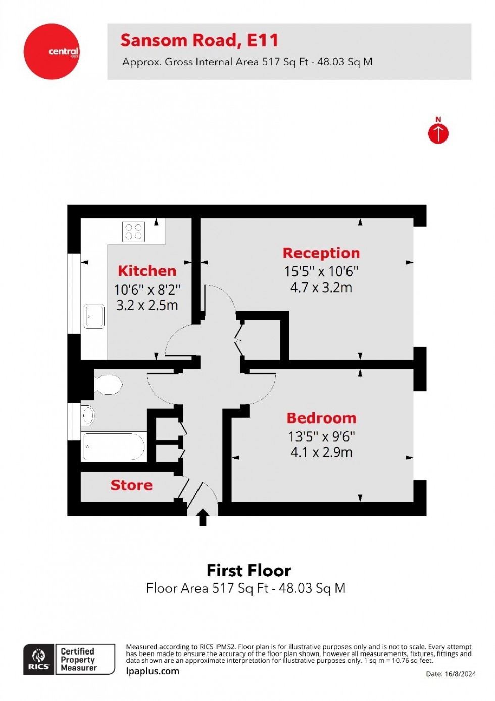 Floorplan for Leytonstone, London