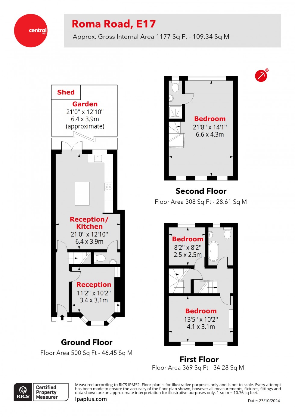 Floorplan for Walthamstow, London