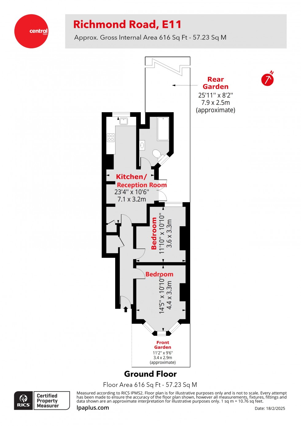 Floorplan for Leytonstone, London