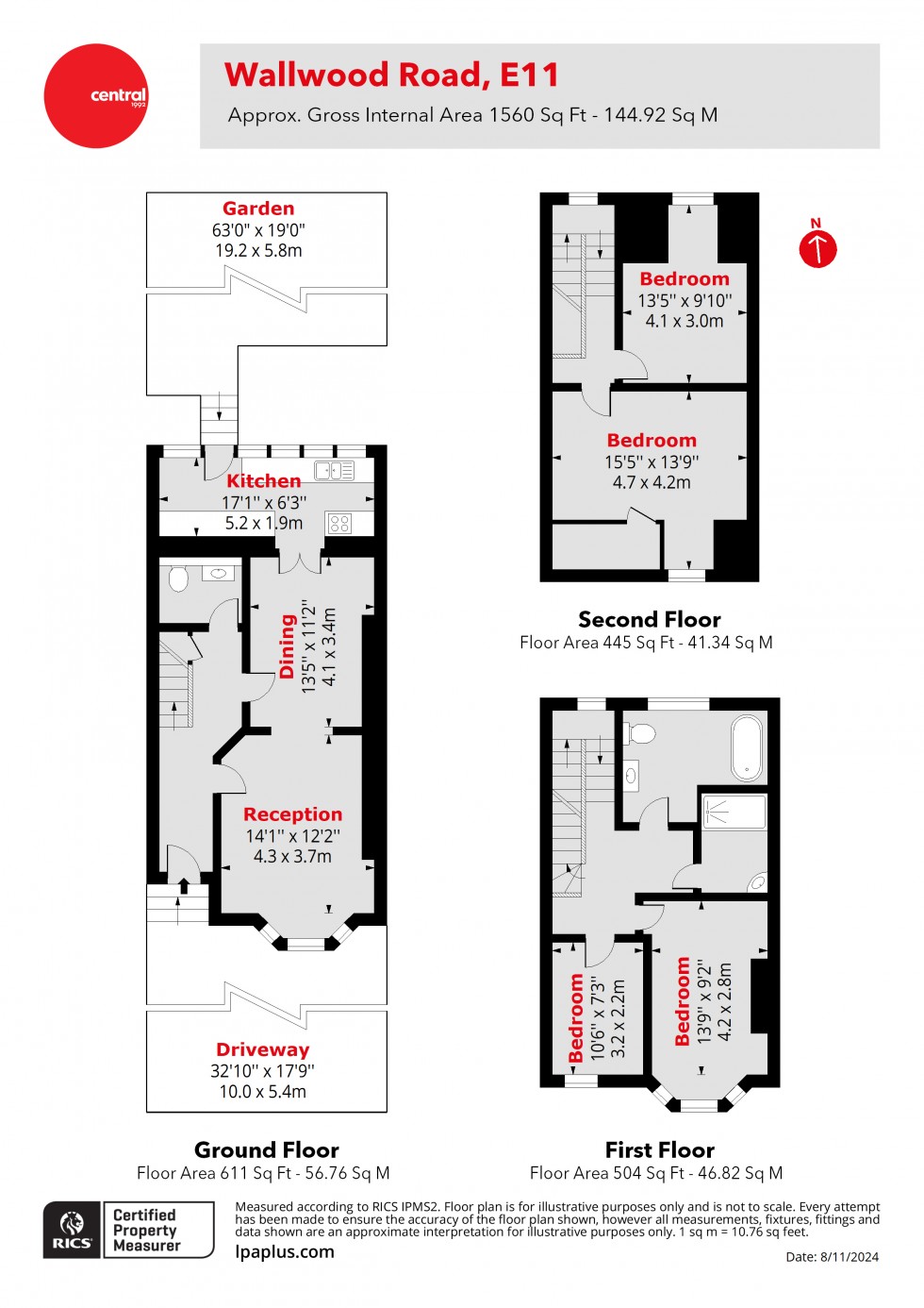 Floorplan for Leytonstone, London