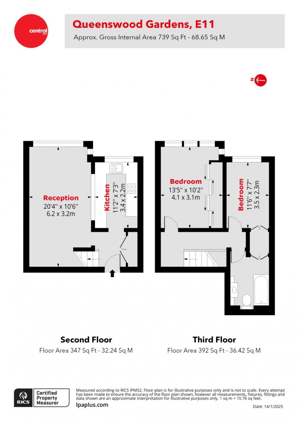 Floorplan for Wanstead, London