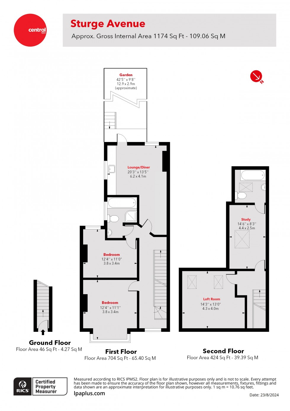 Floorplan for Walthamstow, London