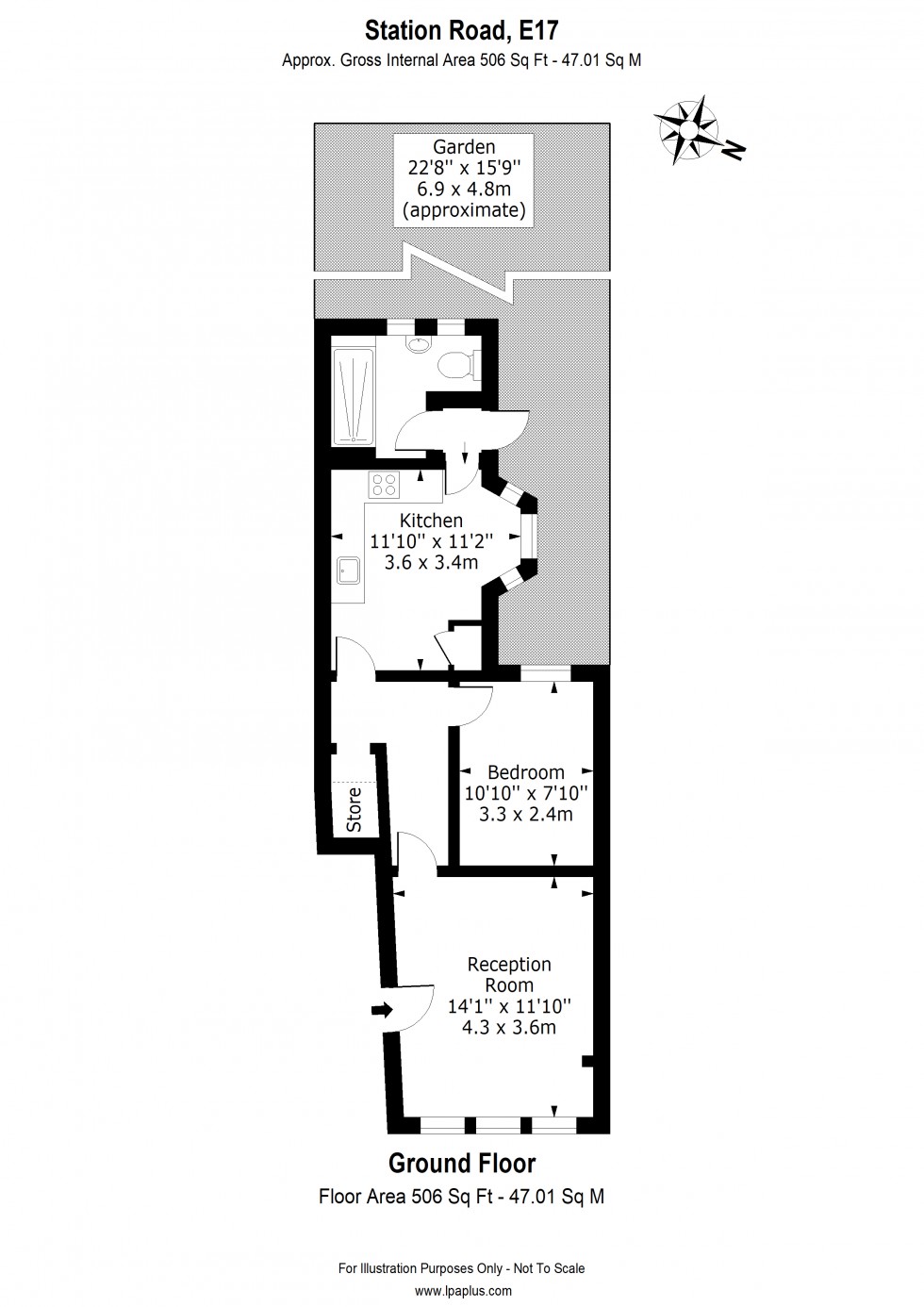 Floorplan for Walthamstow, London