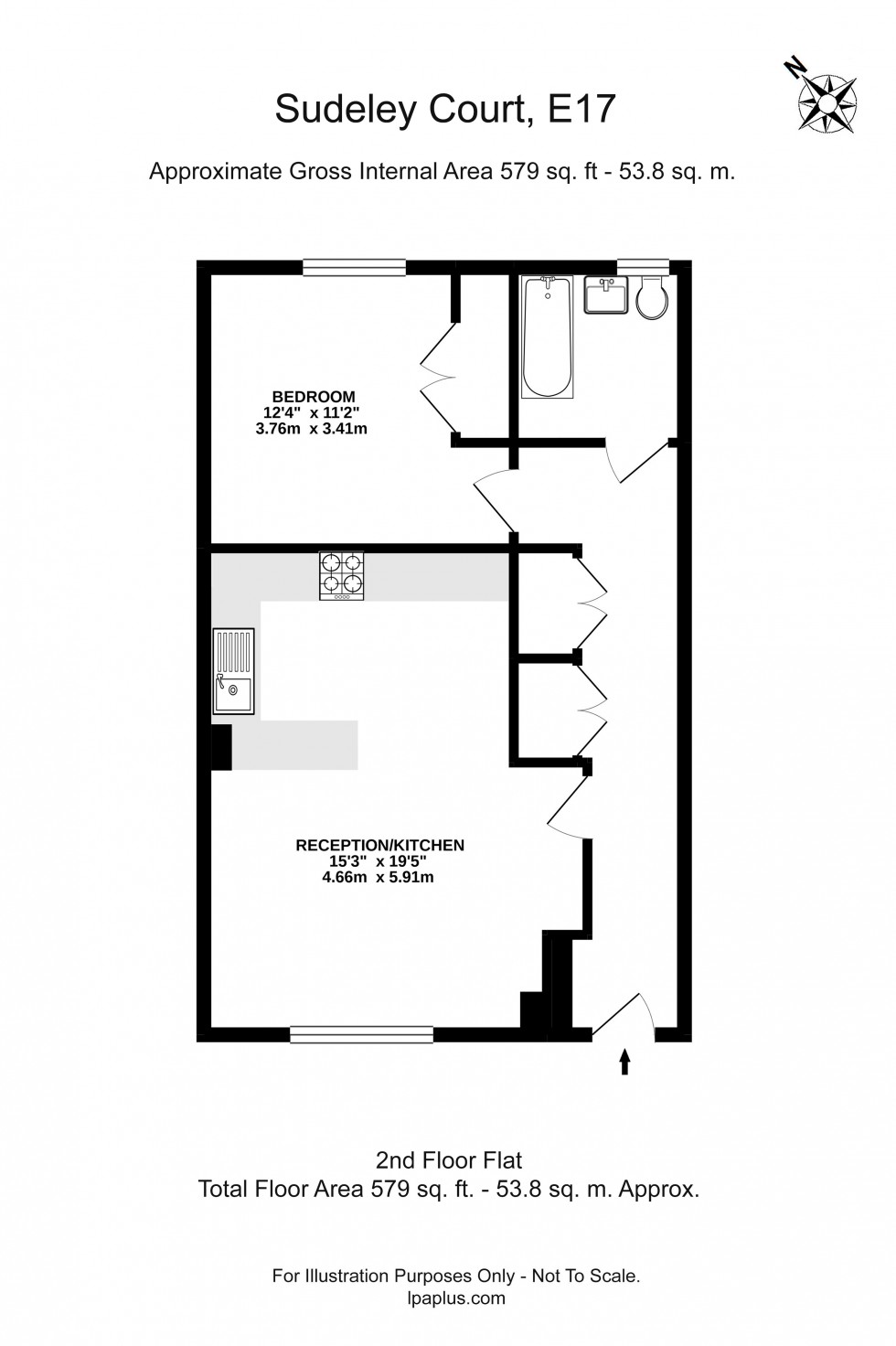 Floorplan for Broughton Place, Walthamstow, London