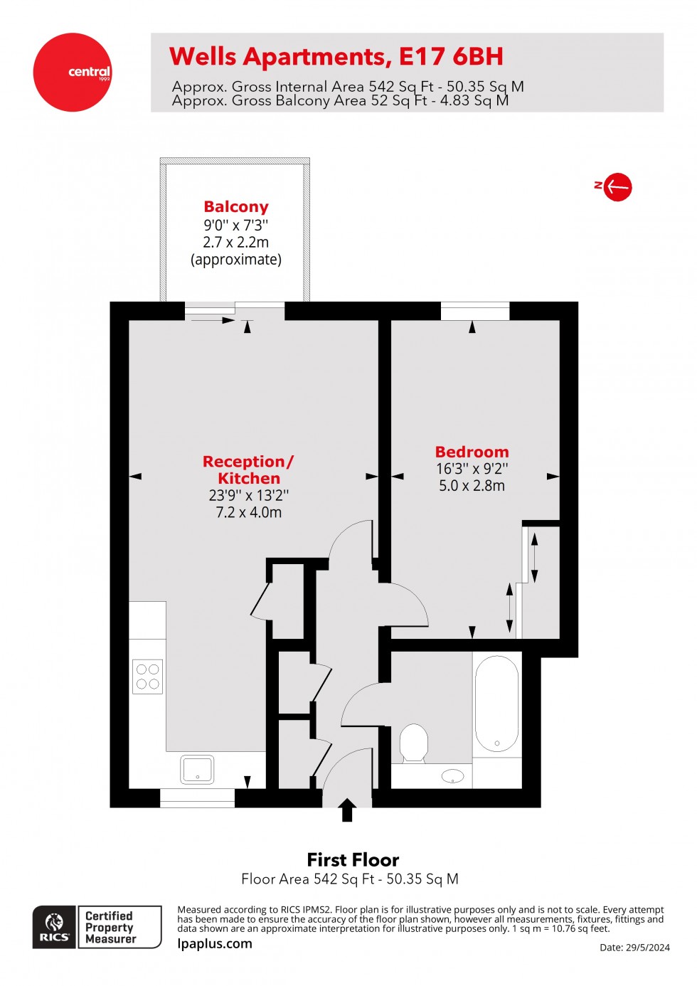 Floorplan for Walthamstow, London