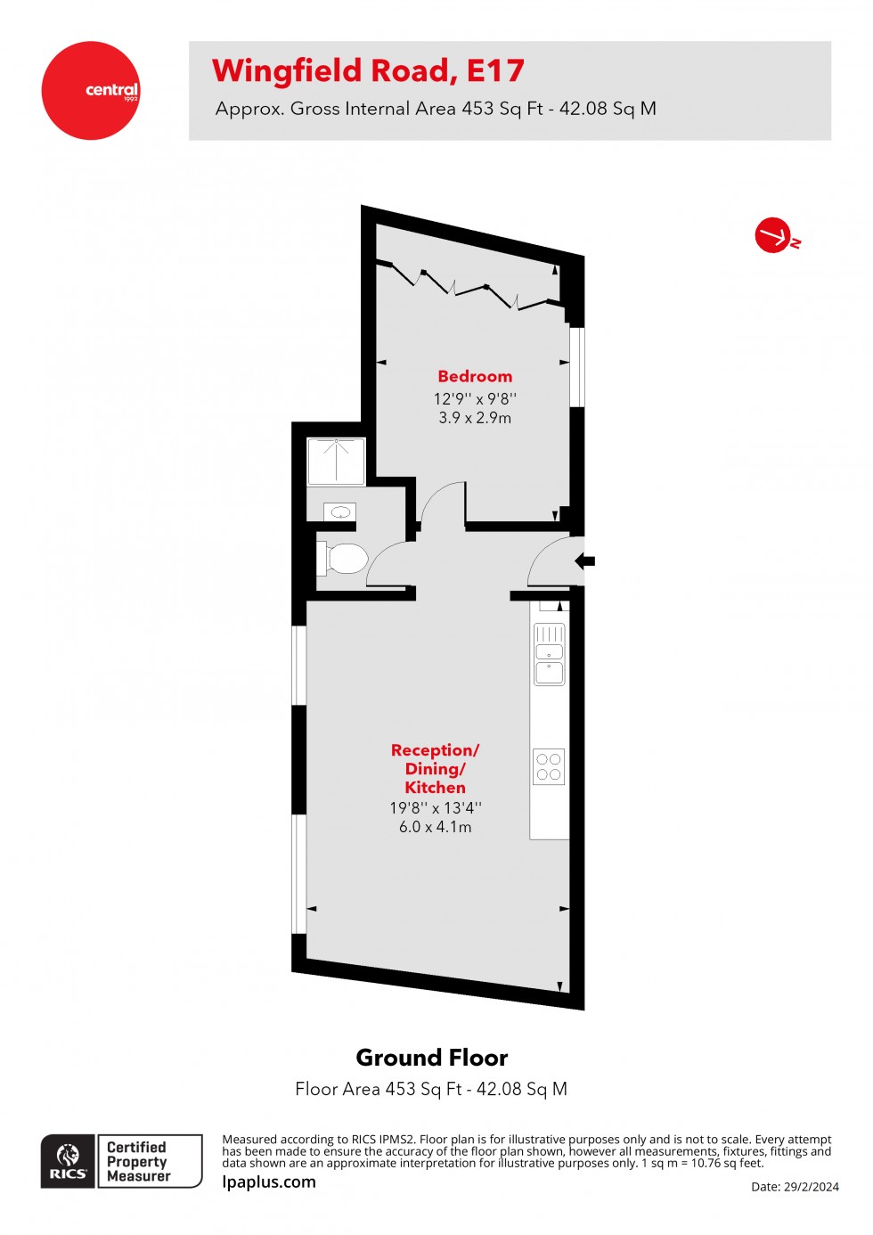 Floorplan for Walthamstow, London