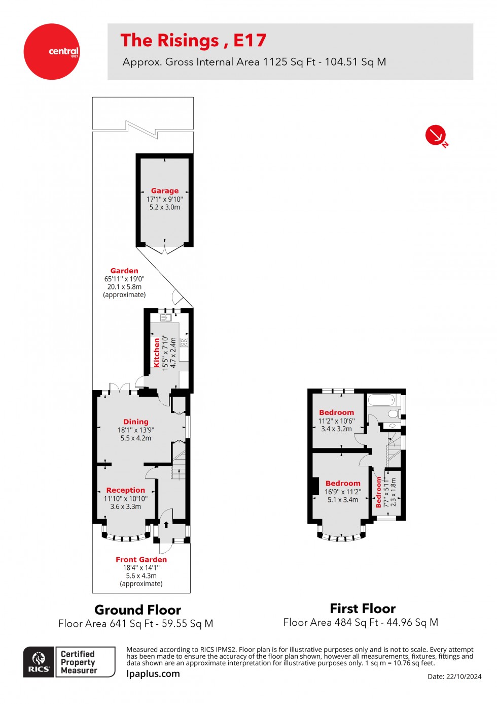 Floorplan for Walthamstow, London