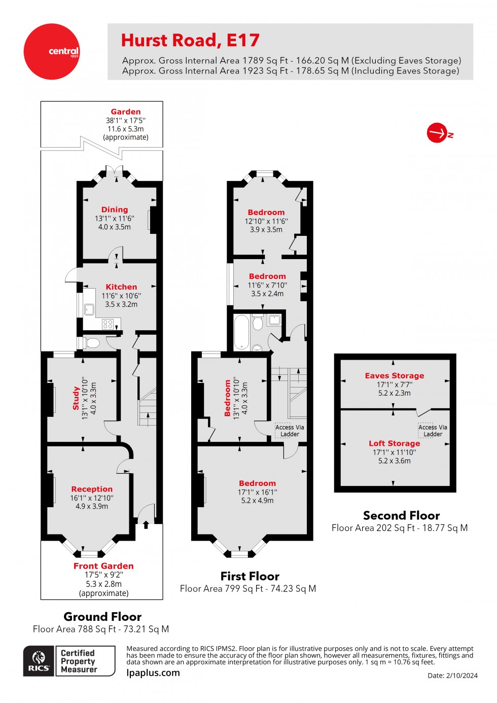 Floorplan for Walthamstow, London