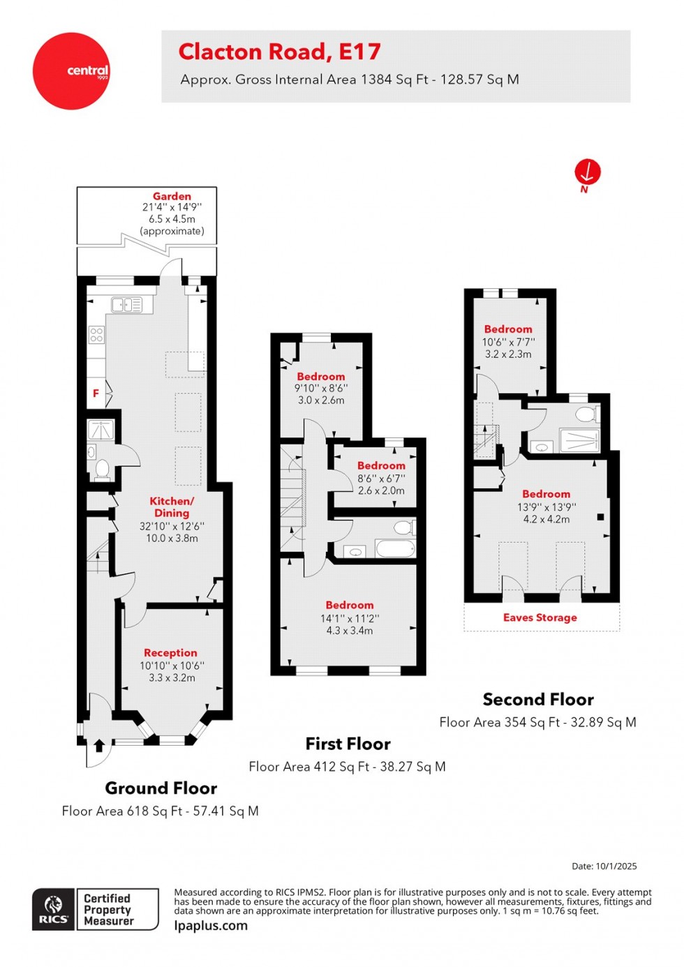 Floorplan for Walthamstow, London