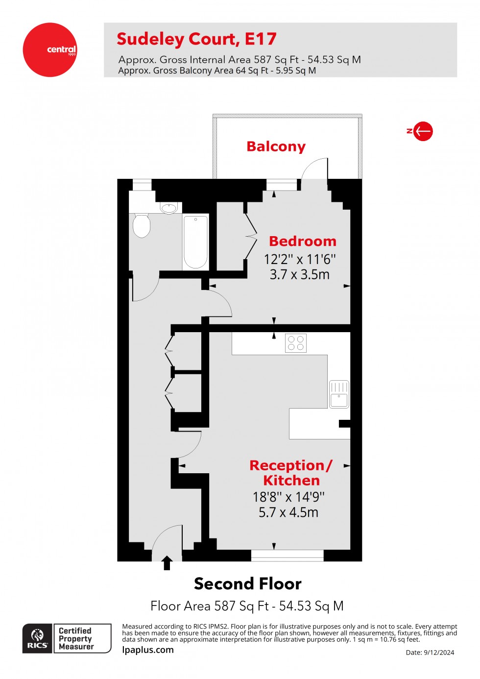 Floorplan for Walthamstow, London